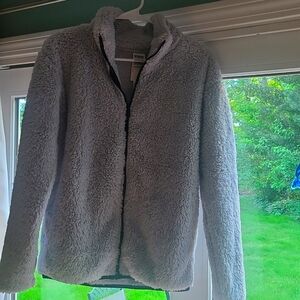 Nwt pink sherpa zip up